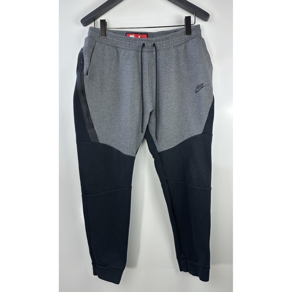 Nike Sportswear Tech Fleece Black Gray Sweatpants Joggers 805162-071 Men's XL - Picture 14 of 15